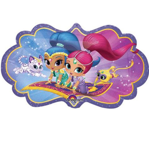 Picture of SHIMMER & SHINE SUPER SHAPE FOIL BALLOON 40X68CM